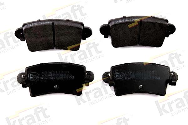 KRAFT AUTOMOTIVE 6011900 - Brake Pad Set, disc brake www.autospares.lv