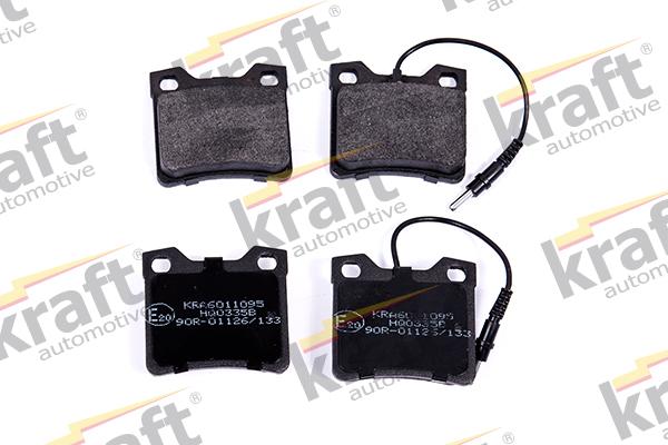 KRAFT AUTOMOTIVE 6011095 - Тормозные колодки, дисковые, комплект www.autospares.lv