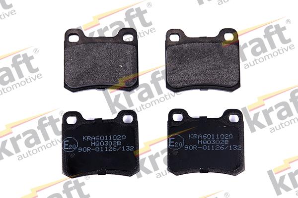 KRAFT AUTOMOTIVE 6011020 - Brake Pad Set, disc brake www.autospares.lv