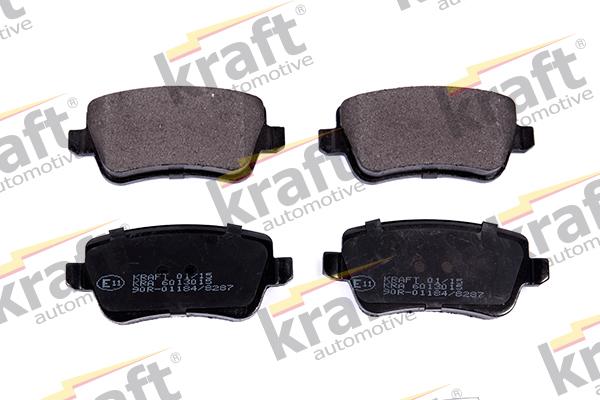 KRAFT AUTOMOTIVE 6013015 - Тормозные колодки, дисковые, комплект www.autospares.lv