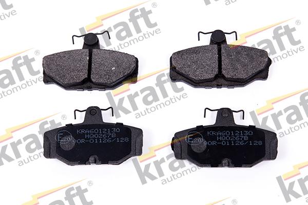 KRAFT AUTOMOTIVE 6012130 - Тормозные колодки, дисковые, комплект www.autospares.lv