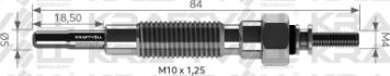 KRAFTVOLL GERMANY 05030054 - Kvēlsvece autospares.lv