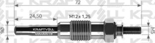 KRAFTVOLL GERMANY 05030019 - Glow Plug www.autospares.lv