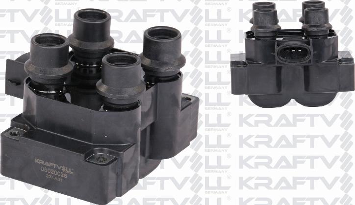 KRAFTVOLL GERMANY 05020026 - Aizdedzes spole autospares.lv