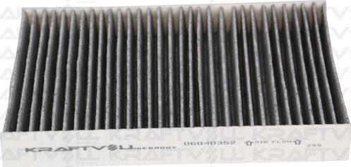 KRAFTVOLL GERMANY 06040352 - Filter, interior air www.autospares.lv