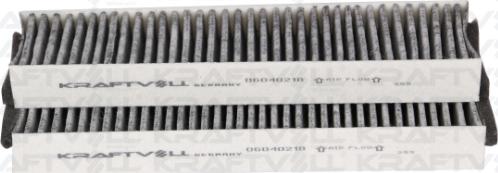 KRAFTVOLL GERMANY 06040218 - Filter, interior air www.autospares.lv