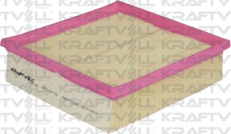 KRAFTVOLL GERMANY 06010125 - Air Filter, engine www.autospares.lv