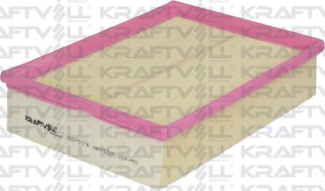 KRAFTVOLL GERMANY 06010178 - Gaisa filtrs www.autospares.lv