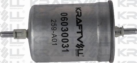 KRAFTVOLL GERMANY 06030031 - Degvielas filtrs www.autospares.lv