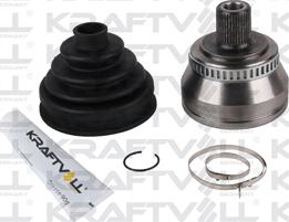 KRAFTVOLL GERMANY 01020264 - Шарнирный комплект, ШРУС, приводной вал www.autospares.lv