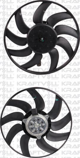 KRAFTVOLL GERMANY 08120082 - Fan, radiator www.autospares.lv