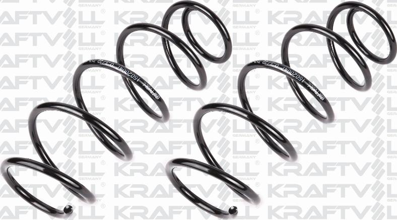 KRAFTVOLL GERMANY 15020047 - Coil Spring www.autospares.lv