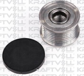 KRAFTVOLL GERMANY 11100014 - Шкив генератора, муфта www.autospares.lv