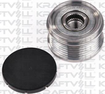 KRAFTVOLL GERMANY 11100021 - Pulley, alternator, freewheel clutch www.autospares.lv