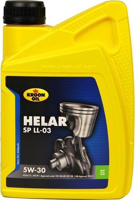 Kroon OIL HELAR5W30 - Motoreļļa www.autospares.lv