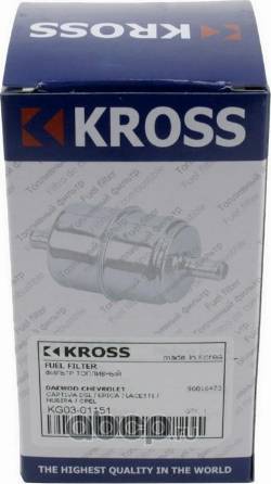 Kross KG03-01151 - Degvielas filtrs autospares.lv