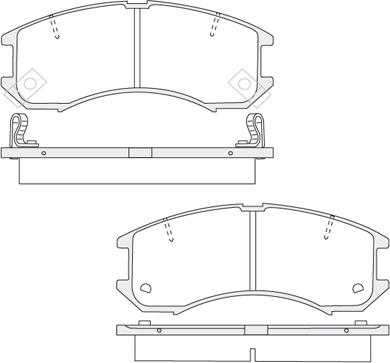 KSH EUROPE 1850.0058064 - Brake Pad Set, disc brake www.autospares.lv