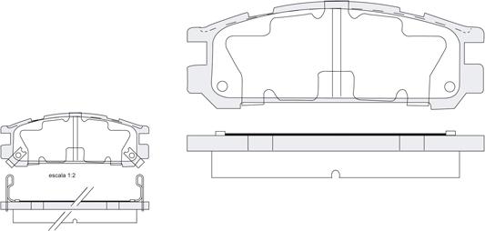 KSH EUROPE 1850.0058080 - Bremžu uzliku kompl., Disku bremzes www.autospares.lv