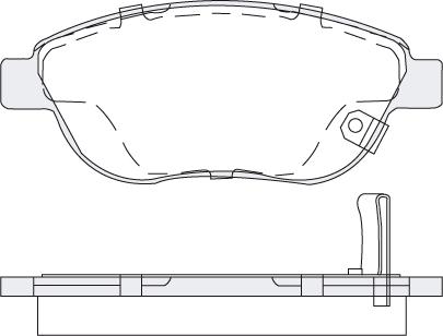 Magneti Marelli 363702161408 - Bremžu uzliku kompl., Disku bremzes www.autospares.lv