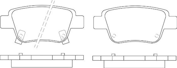 KSH EUROPE 1850.0058250 - Тормозные колодки, дисковые, комплект www.autospares.lv