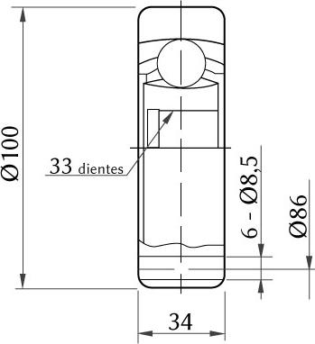 KSH EUROPE 1860.0078001 - Šarnīru komplekts, Piedziņas vārpsta autospares.lv