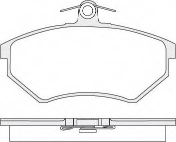 KSH EUROPE 1850.0058155 - Тормозные колодки, дисковые, комплект www.autospares.lv