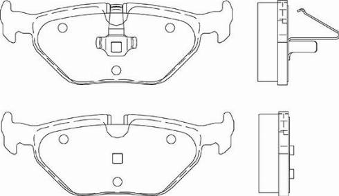 KSH EUROPE 1850.0058247 - Тормозные колодки, дисковые, комплект www.autospares.lv