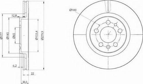 KSH EUROPE 1870.0071006 - Bremžu diski autospares.lv