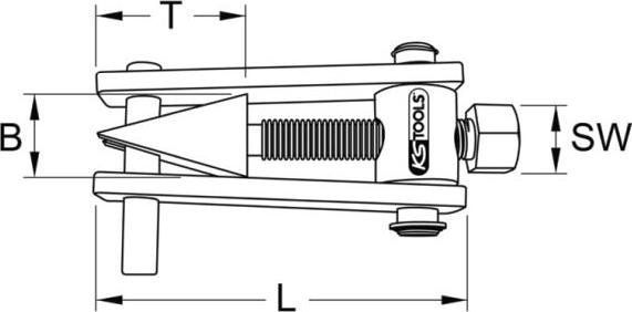 KS Tools BT591550 - Uzstādīšanas instrumentu komplekts, Gāzu sadales mehānisms www.autospares.lv