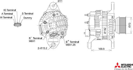 KUTNAK AUTOMOTIVE 721629/M - Ģenerators autospares.lv