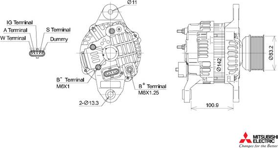 KUTNAK AUTOMOTIVE 721249/M - Ģenerators autospares.lv