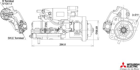 KUTNAK AUTOMOTIVE 723448/M - Starteris www.autospares.lv