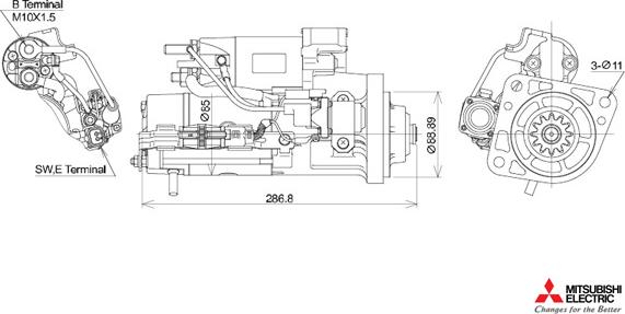 KUTNAK AUTOMOTIVE 723452/M - Starteris www.autospares.lv