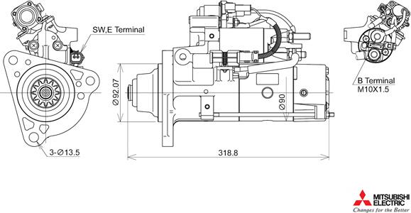 KUTNAK AUTOMOTIVE 723432/M - Starteris autospares.lv