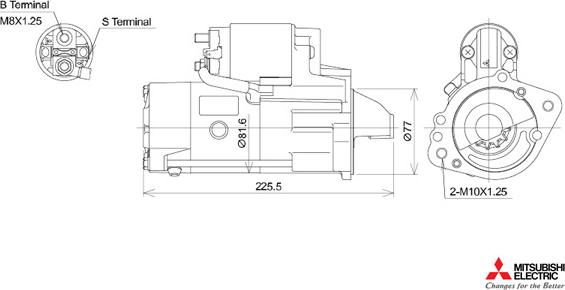 KUTNAK AUTOMOTIVE 723563/M - Starteris autospares.lv