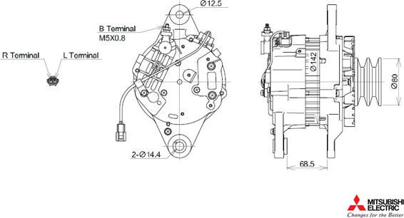 KUTNAK AUTOMOTIVE 723583/M - Ģenerators www.autospares.lv