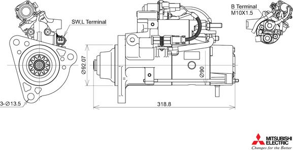 KUTNAK AUTOMOTIVE 723539/M - Starteris autospares.lv