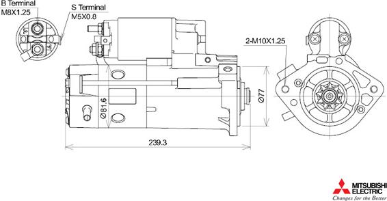 KUTNAK AUTOMOTIVE 723570/M - Starteris autospares.lv