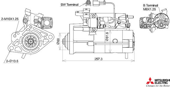 KUTNAK AUTOMOTIVE 723573/M - Starteris autospares.lv