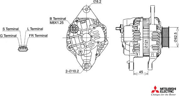 KUTNAK AUTOMOTIVE 722491/M - Генератор www.autospares.lv