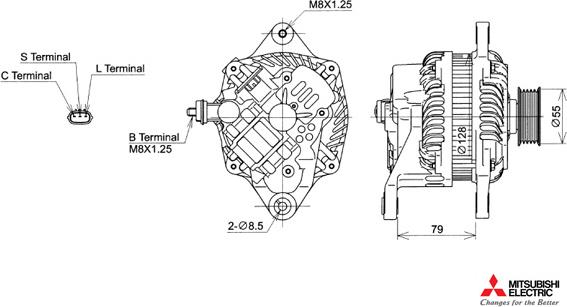 KUTNAK AUTOMOTIVE 722451/M - Ģenerators autospares.lv