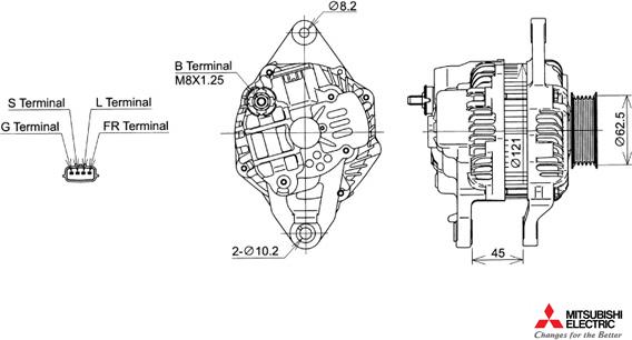 KUTNAK AUTOMOTIVE 722489/M - Alternator www.autospares.lv