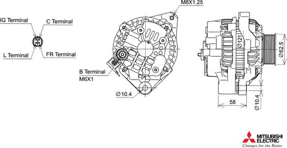 KUTNAK AUTOMOTIVE 722485/M - Генератор www.autospares.lv