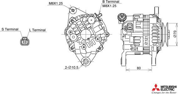 KUTNAK AUTOMOTIVE 722423/M - Alternator www.autospares.lv