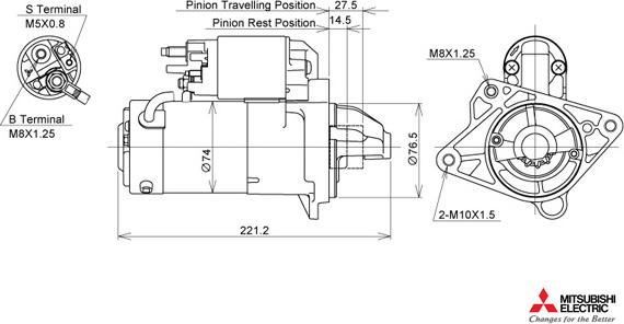 KUTNAK AUTOMOTIVE 722568/M - Starter www.autospares.lv