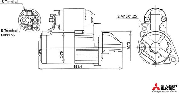 KUTNAK AUTOMOTIVE 722698/M - Starteris www.autospares.lv