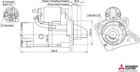 KUTNAK AUTOMOTIVE 722689/M - Starteris www.autospares.lv