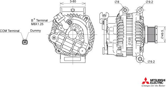 KUTNAK AUTOMOTIVE 722110/M - Ģenerators www.autospares.lv