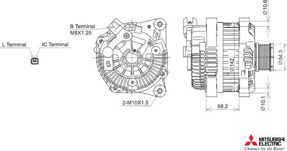 KUTNAK AUTOMOTIVE 722383/M - Ģenerators autospares.lv