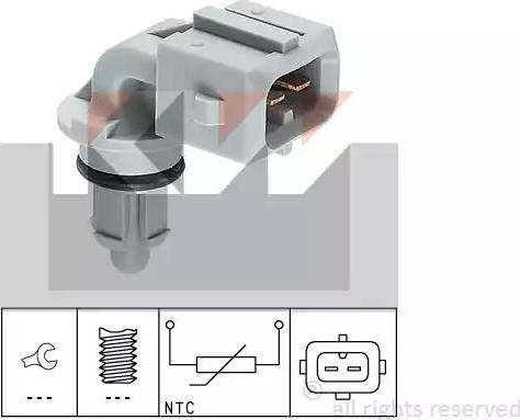 KW 494 002 - Devējs, Ieplūstošā gaisa temperatūra www.autospares.lv